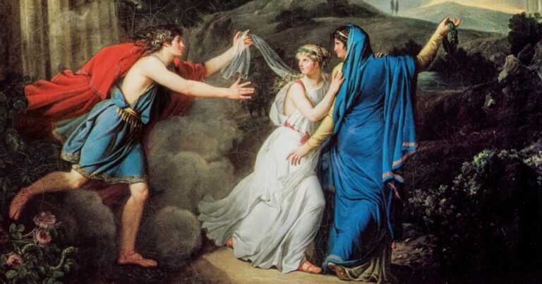 Innocence between Vice and Virtue by Marie Guillemine Benoist